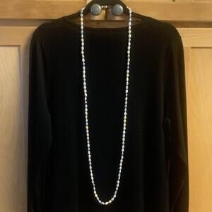 Honora Pearl Necklace 54 Inch Cultured Freshwater Pastel Colors